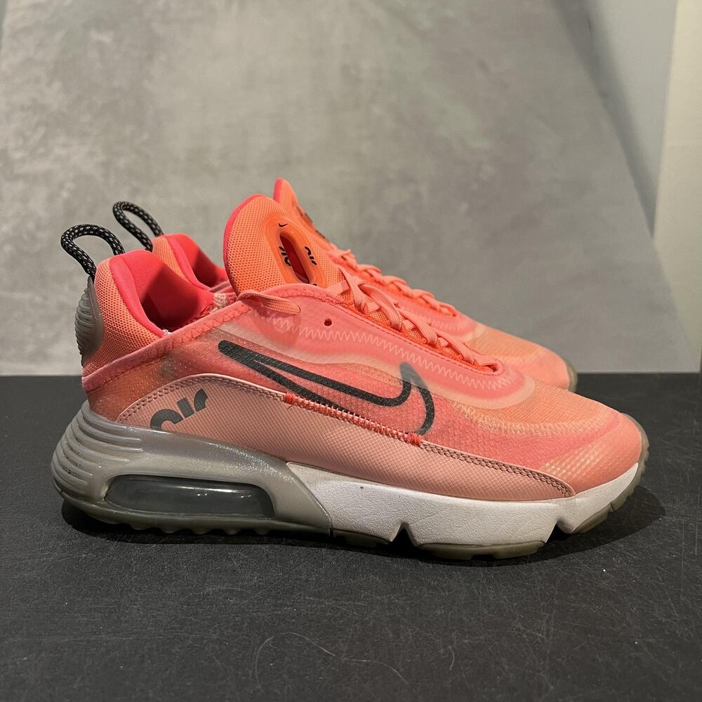 Nike Air Max 2090 Shoes Womens Size 8 Lava Mesh Running CT1290-600